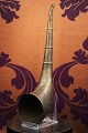 Old 19th 
century ear 
funnel in brass 
with a fine 
patina similar 
to the one Mrs. 
Fernando Møhge 
...