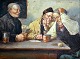 Simony Jensen, 
Oluf (1864 - 
1923) Dänemark: 
Kartenspieler