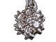 14 Carat white 
gold
Necklace and 
pendant with 
diamonds