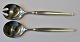 Georg Jensen 
großes 
silbernes 
Salatbesteck, 
20. 
Jahrhundert, 
Kopenhagen, 
Dänemark.
 Zypresse. ...