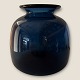 Blaue Glasvase, 
14 cm hoch, 13 
cm Durchmesser 
*Guter Zustand*