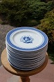 Trankebar fajance porcelæn, middagstallerkener nr. 946, Ø 22,5cm