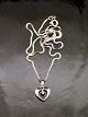 14 carat white 
gold heart 
pendant