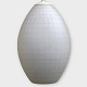 Ovale weiße 
Glaslampe mit 
Schachbrettmuster, 
guter Zustand, 
Höhe ca. 30cm.