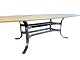 Marble Table - 
Pink Colored - 
Solid 
Steel/Chrome 
Frame - ...