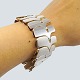 Ibe Dahlquist 
for Georg 
Jensen; Silver 
bracelet