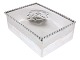 Georg Jensen 
silver
Lidded square 
box