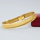 A bracelet of 
18k gold, w. 1 
cm