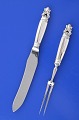 König dänisch 
Silberbesteck 
925er Silber. 
Georg Jensen 
Silber. 
"Konge", 
Tranchierbesteck 
Set. ...