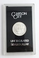 USA. Morgan 
Silber $1 
Dollar 1882 CC. 
Carson City. Im 
Karton.