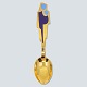 A. Michelsen; 
Christmas spoon 
1962, Carl R. 
Frederiksen
