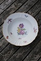 Voll Sächsische Blume Royal Copenhagen dänisch 
Geschirr, Suppentellern Nr. 1616, Ö zirka 21,5cm 
um Jahr 1900 herum