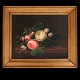 Hellrote und 
weisse Rosen 
von der Schule 
I. L. Jensens
Dänemark um 
1830-40. Öl auf 
...