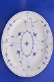 Royal Copenhagen Musselmalet gerippt Platte 100