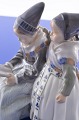 Figuren 
Königliche 
Porzellan. 
Royal 
Copenhagen Zwei 
Amager Mädschen 
in Tracht, nr. 
1395. Höhe 17 
...
