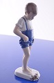 Bing & Gröndahl 
Porzellan. B&G 
Junge mit 
Krabbe Nr. 
1870. Höhe 20 
cm. Tadelloser 
Zustand, 1. ...