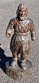 Geschnitzte 
Holzfigur des 
Heiligen Morten 
(Martin), ...
