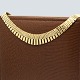 A necklace of 
14k gold. Clasp 
with two safety 
catches.
L. 40 cm.
Stamped "Am.H. 
585".
Danish ...