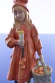 Königliche 
Porzellanfigur 
„Brita“ Mädchen 
mit Äpfeln. Nr. 
986 von 7500 
produzierten 
Exemplaren, ...