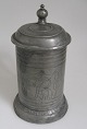 Trinkbecher - 
Stiebt 
- aus Zinn, 
Dänemark, 1800, 
Hohe-
Profilkante des 
Fußes, leicht 
konische ...