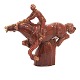 Grosse 
Steinzeug Figur 
von der 
Manufaktur B&G, 
Kopenhagen, 
1945-48
H: 45cm. L: 
55cm