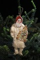 Antique 
Christmas tree 
ornament in the 
shape of Santa 
...