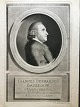 Kobbertik 1776 
af Johann Elias 
Haid - Portræt 
af den ...