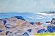 Ølund-Hansen, 
Edvard (1887 - 
1979) Dänemark: 
Felsenküst, 
Bølshavn, 
Bornholm. 
Morgensonne. Öl 
auf ...