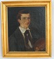 Orth, Emil C. 
(1833 - 1919) 
Dänemark: 
Selbstporträt. 
Gemalt, als der 
Künstler ca. 20 
Jahre. Mit ...