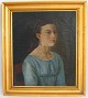 Orth, Emil C. 
(1833 - 1919) 
Dänemark: 
Porträt der 
Schwester des 
Künstlers, 
Armenta 
Saxtorph ...