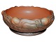 Ipsen art pottery, round bowl.Decoration number 608.Diameter 19.0 cm.Perfect condition.
