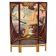 Harald 
Slott-Møller, 
1864-1937, 
Jugendstil 
Paravent mit 
Motiv in Form 
von einer 
Flötenspielenden 
...