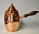 Dänische Empire 
Kaffeekanne, 
19. 
Jahrhundert. 
Gestempelt: 
Kobbermøllen in 
Flensburg. Mit 
...