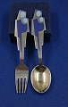 Michelsen 
Weihnachten 
Löffel und 
Gabeln aus 
dänisch 
vergoldet 
Sterling 
Silber. 
Anton 
Michelsen ...