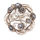 Georg Jensen 
Moonlight 
Blossom 
Sterlingsilber 
Brosche 159
D: 4,8cm