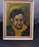 Ôl auf Platte.
Bezauberndes 
Porträt des 
Franzosen, um 
die 1950-60er 
gemalt.
Sign: HH
Grösse ...