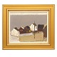 Jack Kampmann, 
1914-89, Öl auf 
Leinen
Motiv von den 
Färöer Inseln
Lichtmasse: 
32x40cm. Mit 
...