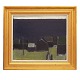 Jack Kampmann, 
1914-89, Öl auf 
Leinen
Motiv von den 
Färöer Inseln
Lichtmasse: 
38x46cm. Mit 
...