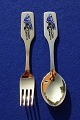 Michelsen 
Weihnachten 
Löffel und 
Gabeln aus 
dänisch 
vergoldet 
Sterling 
Silber. 
Anton 
Michelsen ...