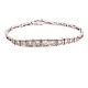 18kt Weissgold 
Armband mit 11 
Diamanten in 
den Grössen ca. 
0,03-0,25ct
Insgesamt ca. 
1,2ct
L: 19cm