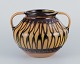 Kähler, 
Denmark. 
Ceramic vase.
Classic shape 
with two ...