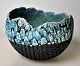 Dänischer 
Keramiker (20. 
Jahrhundert): 
Schale. Raku. 
Mit 
türkisfarbener 
Glasur. Höhe: 
8,5 cm. ...