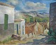 Vantore, Mogens 
(1895 - 1977) 
Dänemark: Dorf, 
Genva, 
Mallorca, 
Spanien. Öl auf 
Leinwand. ...
