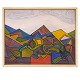 Tage Mellerup, 
1911-88, 
Aquarell, 
Landschaft
Signiert und 
datiert 1954
Lichtmasse: 
50x63cm. ...