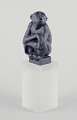 Pia Langelund 
for Royal 
Copenhagen. 
Figur af 
chimpanse i ...
