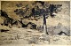 Fischer, Kaj 
Adam Matthiesen 
( 1888 - 1968 ) 
Dänemark: 
Landschaft, 
1913. 
Radierung. 
Signiert: ...
