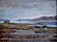 Aabrink, Axel 
Conrad Pedersen 
(1887 – 1965) 
Dänemark: 
Bramslev 
Bakker, 
Mariager Fjord, 
1928. Öl ...