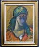 Lønholdt, 
Sigurd V. (1910 
- 2001) 
Dänemark: 
Porträt einer 
Frau. Öl auf 
Leinwand. 
Unterzeichnet. 
...