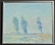 Eliasson, Lars 
(1941 - ) 
Schweden: 
Pappeln im 
Feld. Öl auf 
Leinwand. Verso 
signiert 1990. 
42 x ...