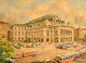 Blum, Rudolf 
(1895 - 1973) 
Österreich: 
Wiener 
Staatsoper. 
Aquarell. 
Unterzeichnet. 
29 x 39 ...